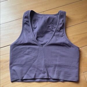 Athleta Aurora Seamless Cropped Ribbed Tank